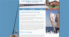 Desktop Screenshot of clanranaldholidayunits.com.au